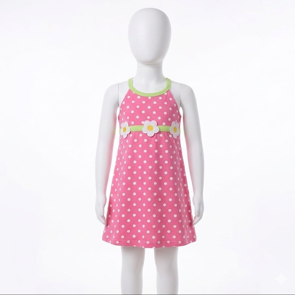 Vintage Greendog Pink girls dress